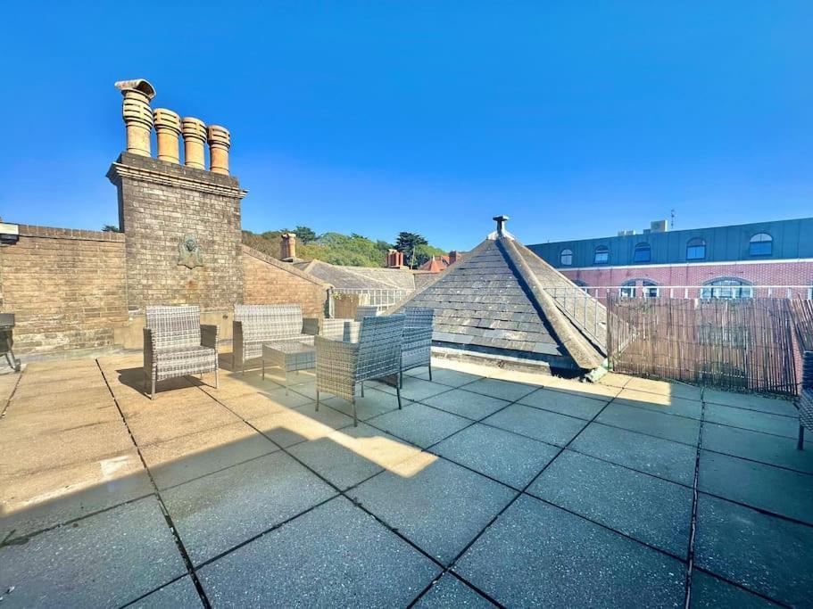 Roof Terrace Two Bedroom Apartment - Walk To Beach Bournemouth Exterior photo